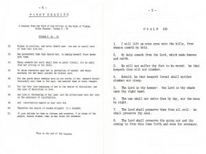 original program Opening on the Occasion of the Sittings of the Supreme Court