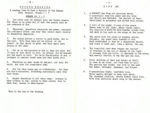 original program Opening on the Occasion of the Sittings of the Supreme Court